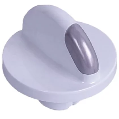 Pokrętło gazowe biało-szare do kuchenki, piekarnika i płyty grzejnej Electrolux / AEG 3550288017