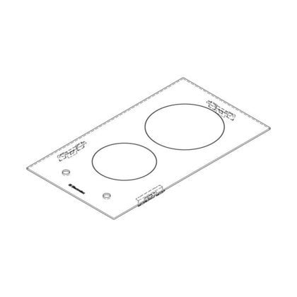 plyta grzejna,czarny,Electrolux,290x520mm