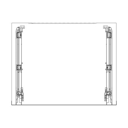 Zestaw szyby drzwi - 596x466mm