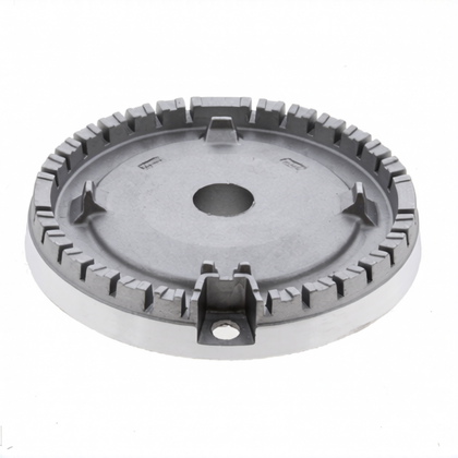 Kołpak podstawy dużego palnika do płyty gazowej Whirlpool / Indesit / Ariston / Hotpoint 481010621285 C00313900