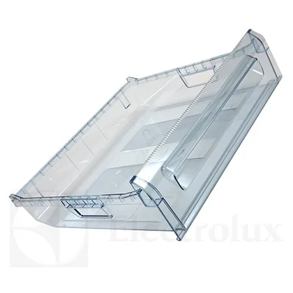 Półki na drzwi różni producenci Górna szuflada zamrażarki Electrolux / AEG przezroczysta 2087807026
