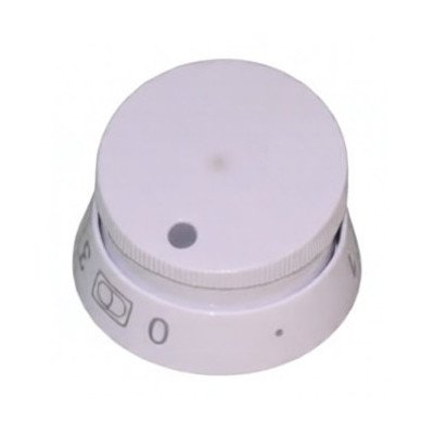 Pokrętło białe płytki grzejnej z polem poszerzonym E455.00/09.2172K.00 9043002