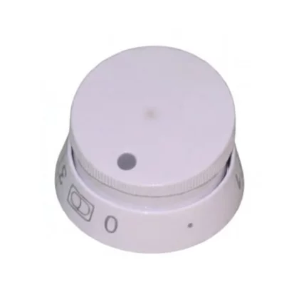 Pokrętło białe płytki grzejnej Amica z polem poszerzonym E455.00/09.2172K.00 9043002