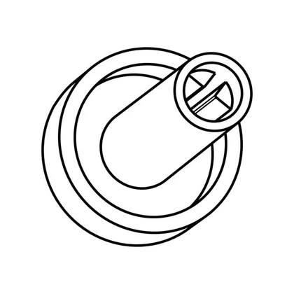 Pokrętło termostatu do zamrażarki Electrolux / AEG 7801 L=41,5mm