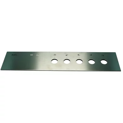 Elementy obudowy Tablica panelu frontowego do płyty Amica W5N 5-otworowa inox 9022628