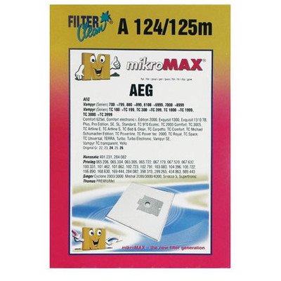 Worki Aeg 7100 .../Exquisit/Öko Vampyr/TC/Vampyr/GR 22/GR 24/GR 25 - 4 szt. + filtr (AGMB03)