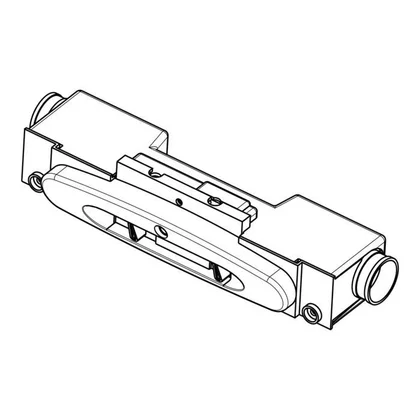 Zespół płytki interfejsu użytkownika ze wspornikiem lampy do okapu Electrolux / AEG