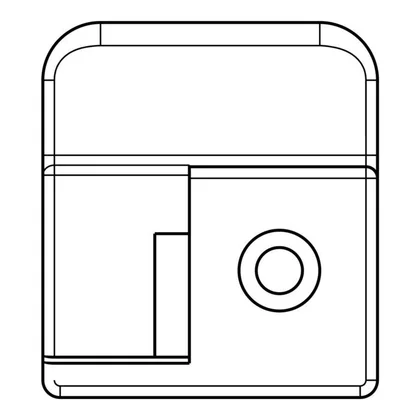 Podkładka lewego zawiasu do kuchenki Electrolux / AEG 3425542010