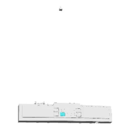 Panel obsługi przedni do zmywarki Electrolux / AEG inox 8088539047