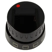 Pokrętło funkcji do piekarnika Amica czarne scandium 15A 10653 9062565