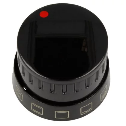 Pokrętło funkcji do piekarnika Amica czarne scandium 15A 10653 9062565