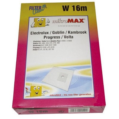 W16M worki do odkurzacza 4 szt. + mikrofiltr + filtr silnika