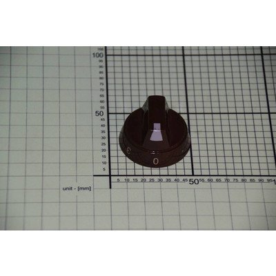 Pokrętło brązowe płytki grzejnej elektrycznej 3 z prawej strony E454.00/09.1174.00 (9043084)