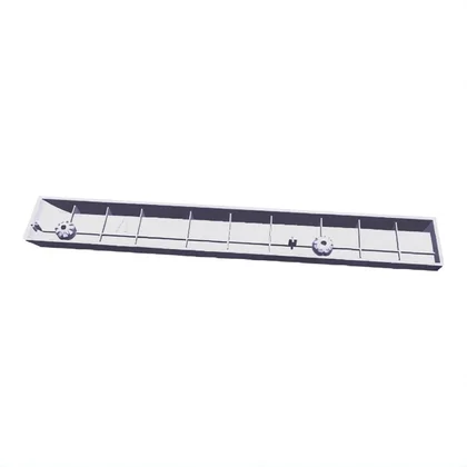 Lewy wspornik prowadnicy do lodówki i zamrażarki Electrolux / AEG 301 mm 8074082028