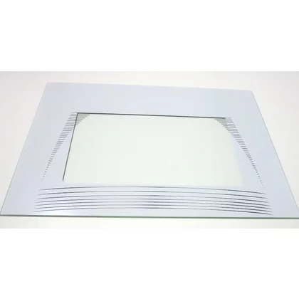 Szyba zewnętrzna biała drzwi piekarnika Indesit C00075700 482000076411