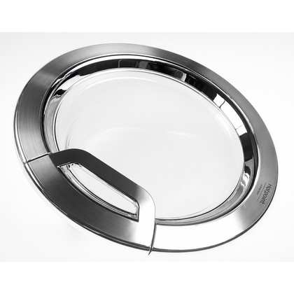 Kompletne okno drzwi pralko-suszarki Hotpoint-Ariston C00306157 482000072452 chrom