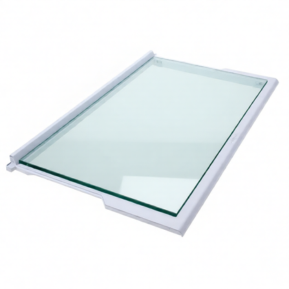 Półki na plastikowe i druciane r Półka szklana z ramkami do chłodziarki Whirlpool / Indesit / Ariston / Hotpoint 510 x 320 mm 481245088184 C00331197 481245088232 C00313397