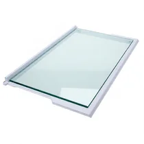 Półki na plastikowe i druciane r Półka szklana z ramkami do chłodziarki Whirlpool / Indesit / Ariston / Hotpoint 510 x 320 mm 481245088184 C00331197 481245088232 C00313397