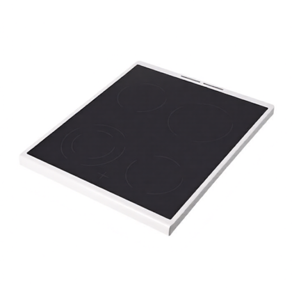 Płyta ceramiczna z ramką do płyty grzewczej Electrolux / AEG biała 496 x 600 mm 3428371326