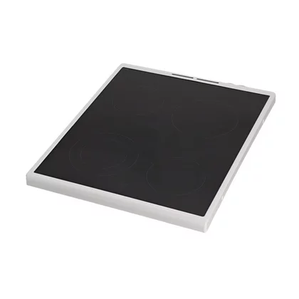 Płyty szklane Płyta ceramiczna z ramką do kuchenki Electrolux / AEG biała 496 x 600 mm