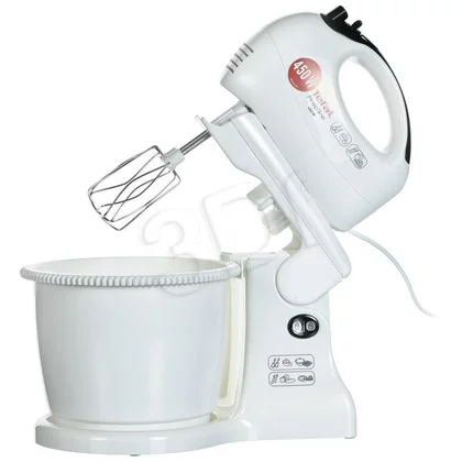 Mikser ręczny z misą Tefal Prep’Line HT421 450 W biały