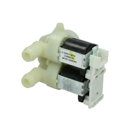 Elementy elektryczne do pralek r Elektrozawór wody do pralki Whirlpool / Indesit / Ariston / Hotpoint 2-drożny 90 st. na kostkę C00311009 480111100199
