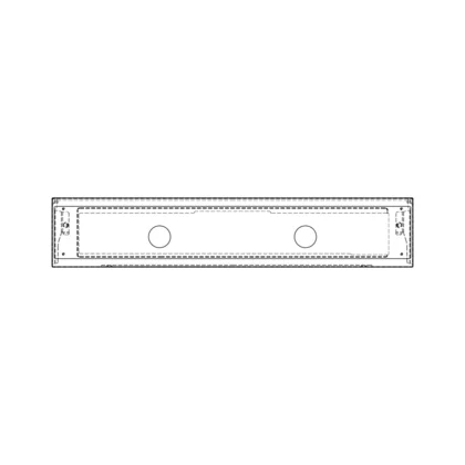 Elementy obudowy Maskownica panelu sterowania do piekarnika Electrolux 140153549013