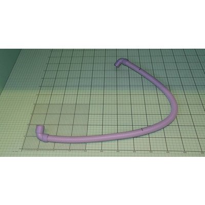 Wąż karbowany zawór przesterowania - fartuch wanny (8024252)