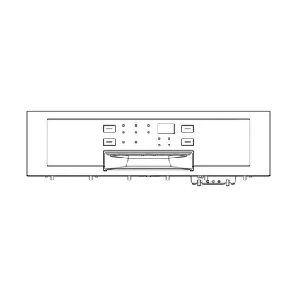 Przyciski i pokrętła do zmywarek Panel kontrolny inox do zmywarki Electrolux 8089422011
