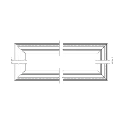 Uszczelka magnetyczna drzwi do lodówki Electrolux / AEG 7801 514,5 x 1662 mm