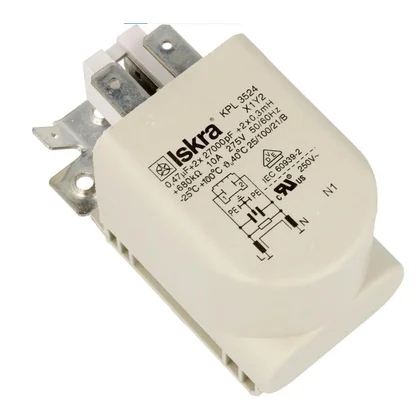 Elementy elektryczne do pralek r Filtr wejściowy przeciwzakłóceniowy do pralki Gorenje / Hisense 431466