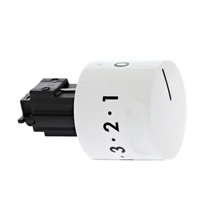 Pokrętło podwójnego regulatora do piekarnika i płyty grzejnej Electrolux / AEG białe 9-0