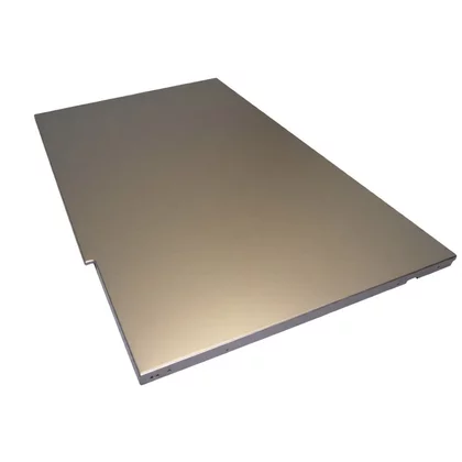 Elementy obudowy Ściana boczna prawa do kuchenki Amica E455. SrXx GcE inox / srebrna 9037552