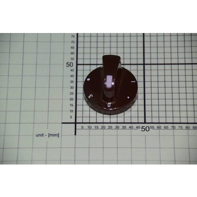 Pokrętło brązowe płytki grzejnej 3 z prawej (9004663)