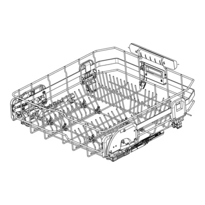 Dolny kosz z kołami do zmywarki Electrolux / AEG ComfortLift