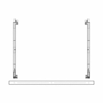 Zestaw szyby drzwi - 594x466mm