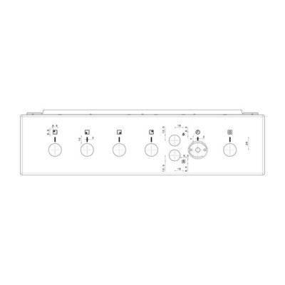 panel obslugi,nierdzewny,50cm, 6K