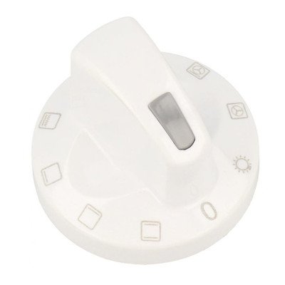 Pokrętło białe 8 funkcji piekarnika (9042599)