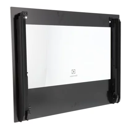 Zestaw przedniej szyby drzwi do piekarnika Electrolux / AEG czarny 594 x 466 mm
