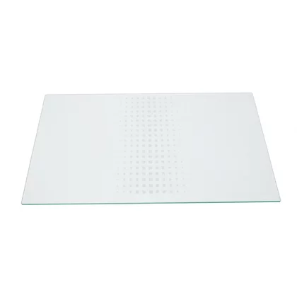 Elementy szklane i plastikowe lo Półka szklana do lodówki Gorenje / Hisense 526 x 333 x 4 mm 661385
