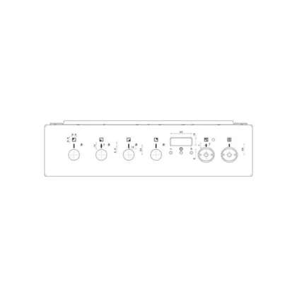 Elementy obudowy Panel kontrolny do kuchenki Electrolux / AEG stainless 50 cm 6K 8087341023