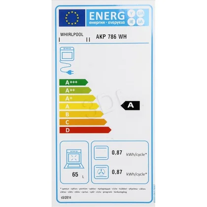 Piekarnik elektryczny do zabudowy Whirlpool AKP 786 WH biały