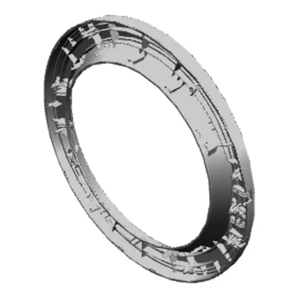 Futryna przednia drzwi do pralki Electrolux / AEG biała Ø464 mm