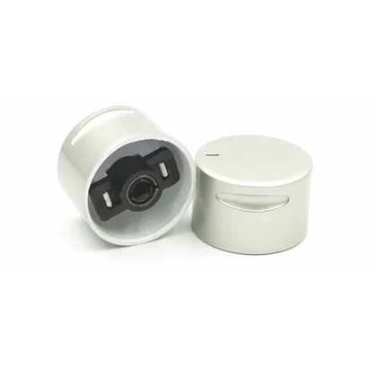 Pokrętło do płyty gazowej Beko srebrne 35 mm 157240604