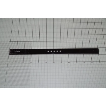 Panel frontowy szyba z logo do okapu Amica 1032628