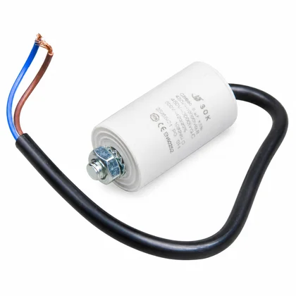Kondensator 5 µF 450 V z przewodem do urządzeń AGD
