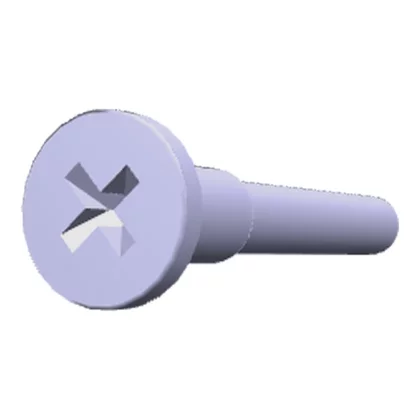 Śruba kołek górnego zawiasu drzwi lodówki Electrolux / AEG M6 38 mm 8074984033