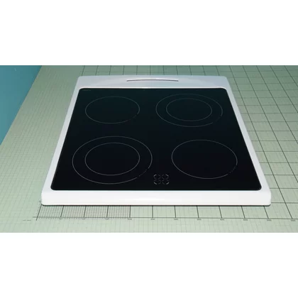 Płyta ze szkła ceramicznego z ramą do kuchenki Amica / Gram 57CE_15 W code pro. 9064130