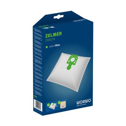 Worki ZIELONY ZELMER ZMB01K - 4szt + filtr ZMB01K