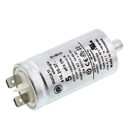 Kondensator silnika wentylatora do suszarki Electrolux / AEG 5 µF 425/475 V 1125427003